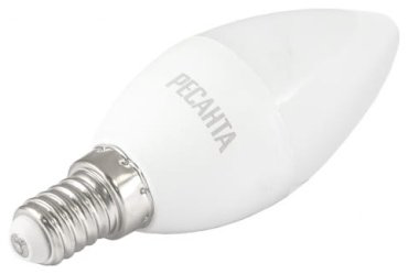 Лампочка Ресанта LL-R-C37-6W-230-4K-E14 1 шт купить,NaN