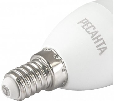 Лампочка Ресанта LL-R-C37-6W-230-4K-E14 1 шт купить,NaN