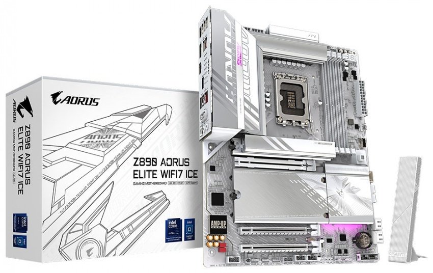 Материнская плата GIGABYTE Z890M Aorus Elite WiFi 7 Ice