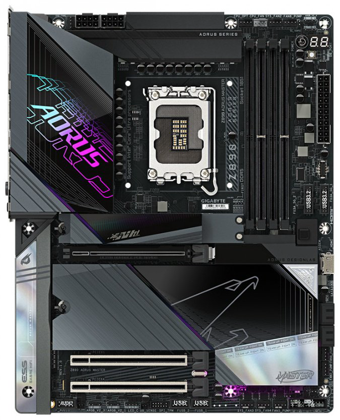 Материнская плата GIGABYTE Z890 AORUS MASTER купить,NaN