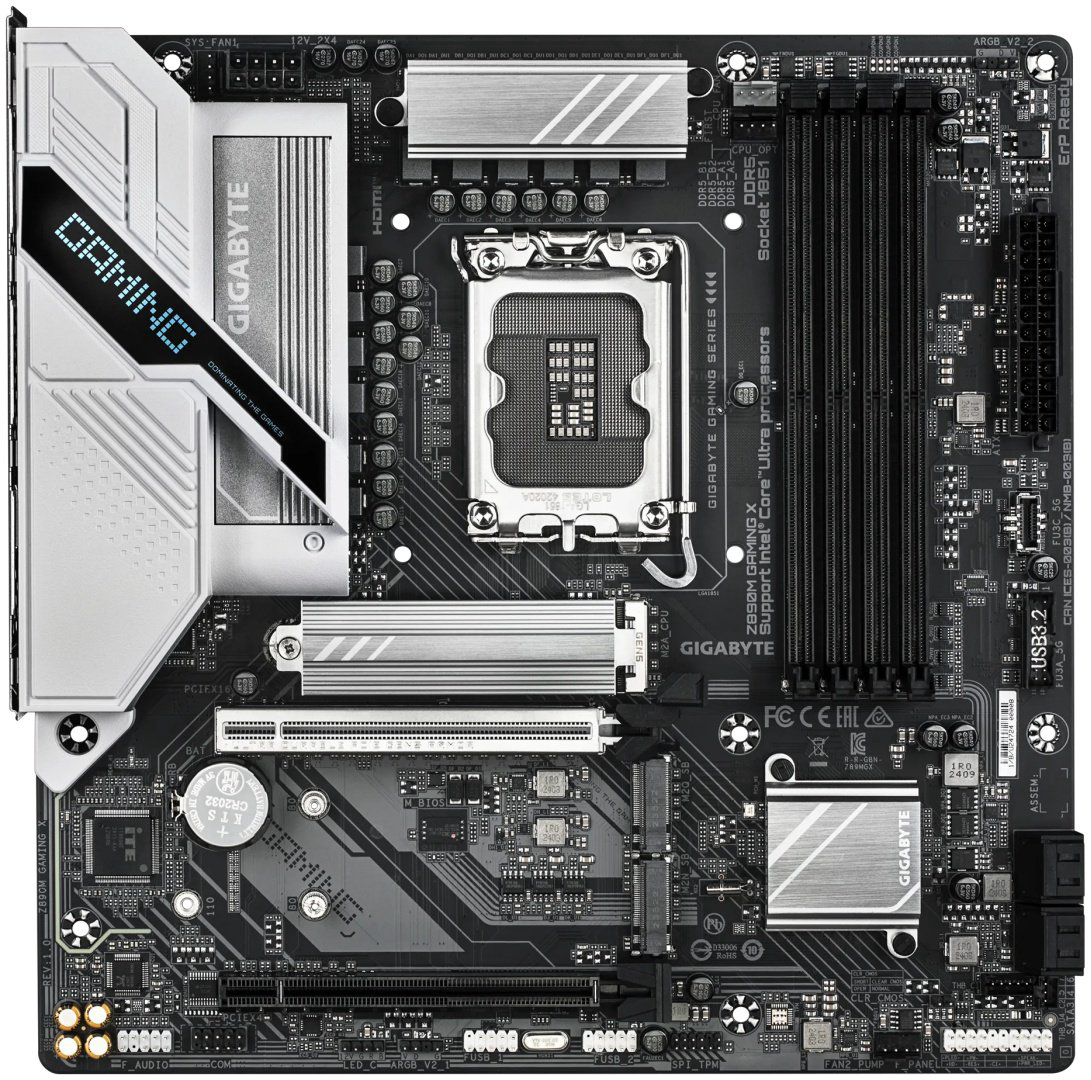 Материнская плата GIGABYTE Z890M GAMING X - ForteMarket Материнская плата GIGABYTE Z890M GAMING X купить,122688