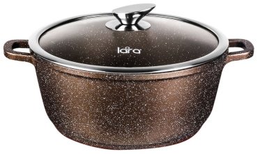 LARA кастрюля Rio Choco LR02-206 алюминий 6.1 л