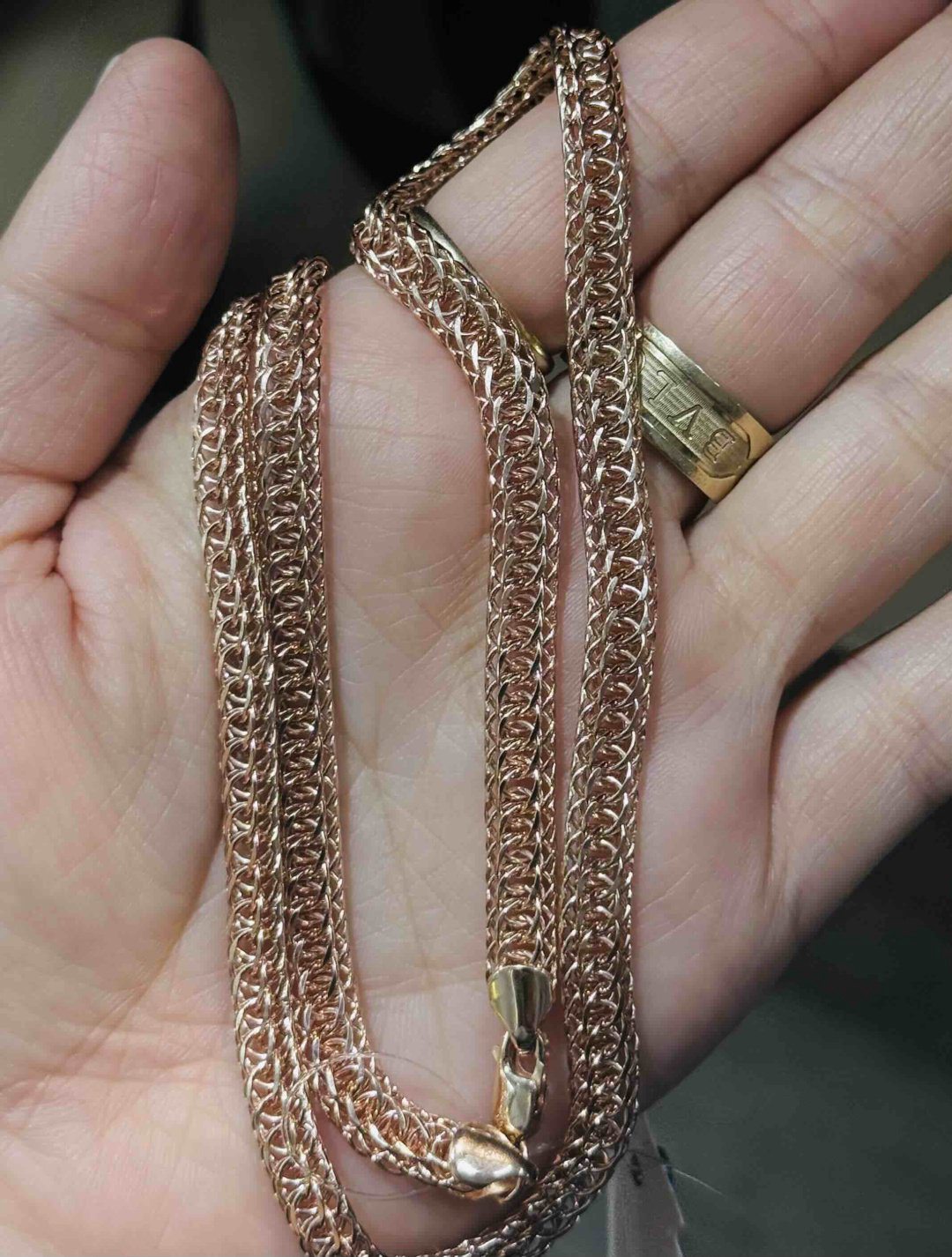Цепь Exclusive Gold Aij424 длина 55 см, вес 28.31 г золото, плетение питон купить,NaN