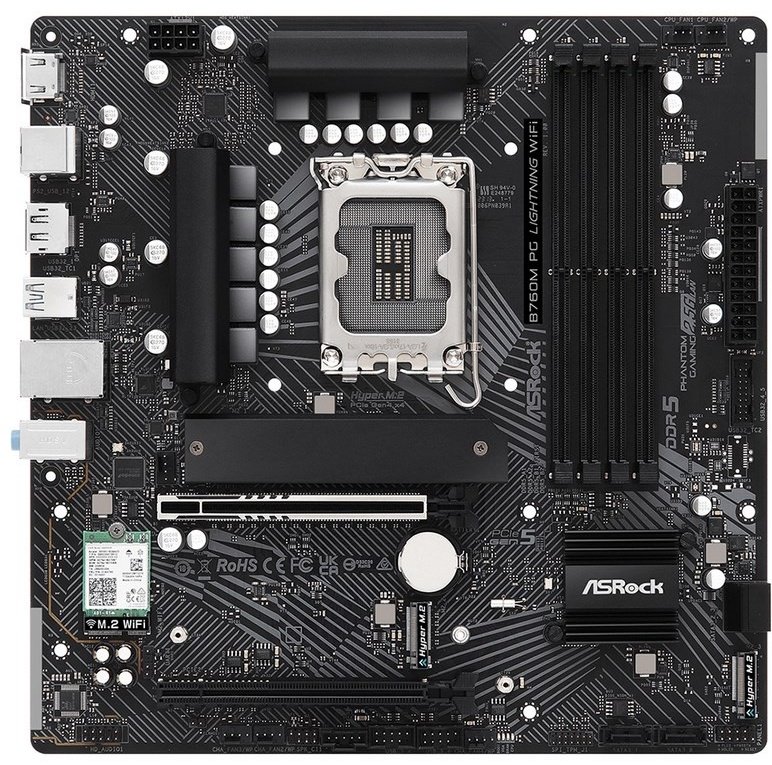 Материнская плата ASRock B760M PG Lighting WiFi купить,NaN