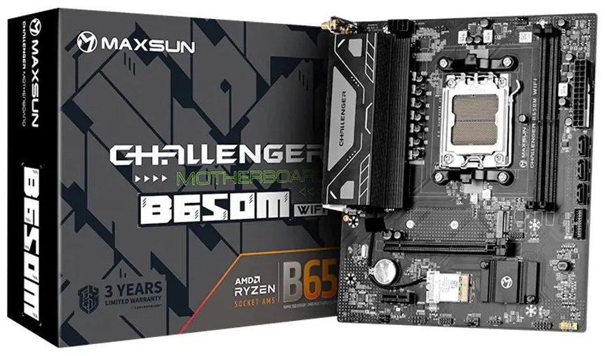 Материнская плата MAXSUN Challenger B650M WIFI купить,NaN