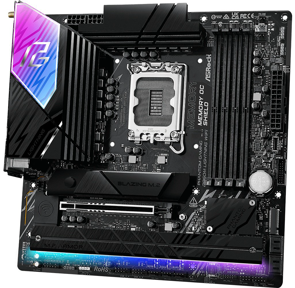 Материнская плата ASRock B860M LIGHTNING WIFI DDR5 купить,NaN
