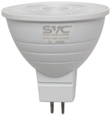 Лампочка SVC JCDR-7W-GU5.3-4200K 7W GU5.3 1 шт купить,NaN
