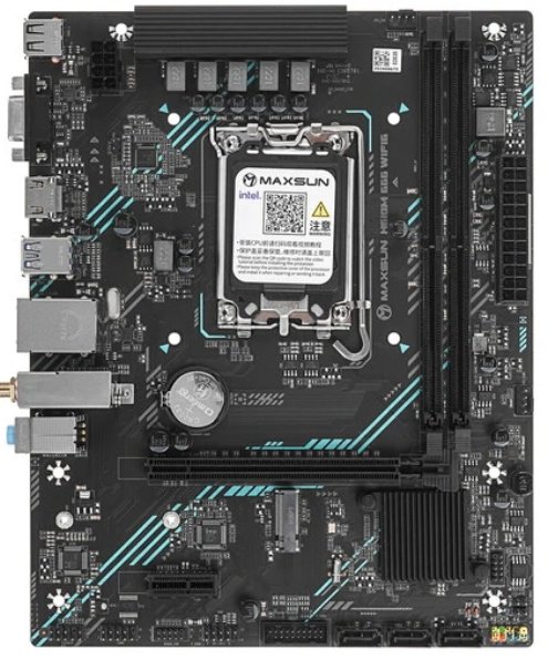 Материнская плата MAXSUN MS-H610M 666 WIFI6 купить,NaN