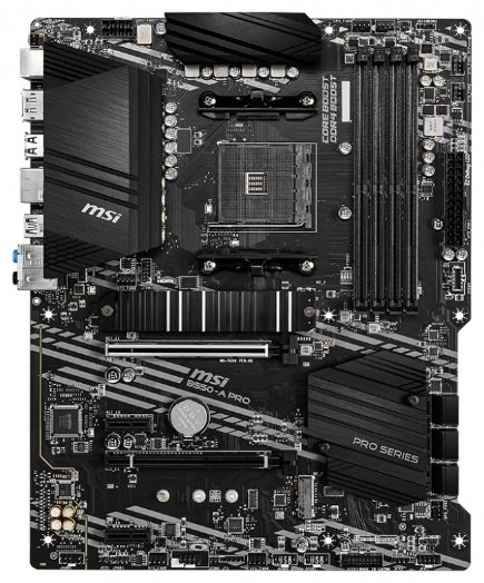 Материнская плата MSI B550-A PRO - ForteMarket Материнская плата MSI B550-A PRO купить,57809