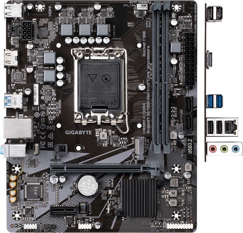 Материнская плата GIGABYTE H610M K DDR4