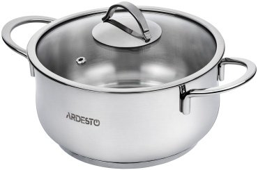 ARDESTO Kitchenware кастрюля AR0718S сталь 1.8 л купить,NaN