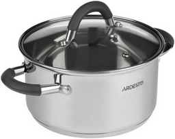 Ardesto кастрюля Gemini Salerno AR1908CS сталь 0.8 л