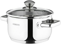ARDESTO кастрюля AR2825CS сталь 2.5 л