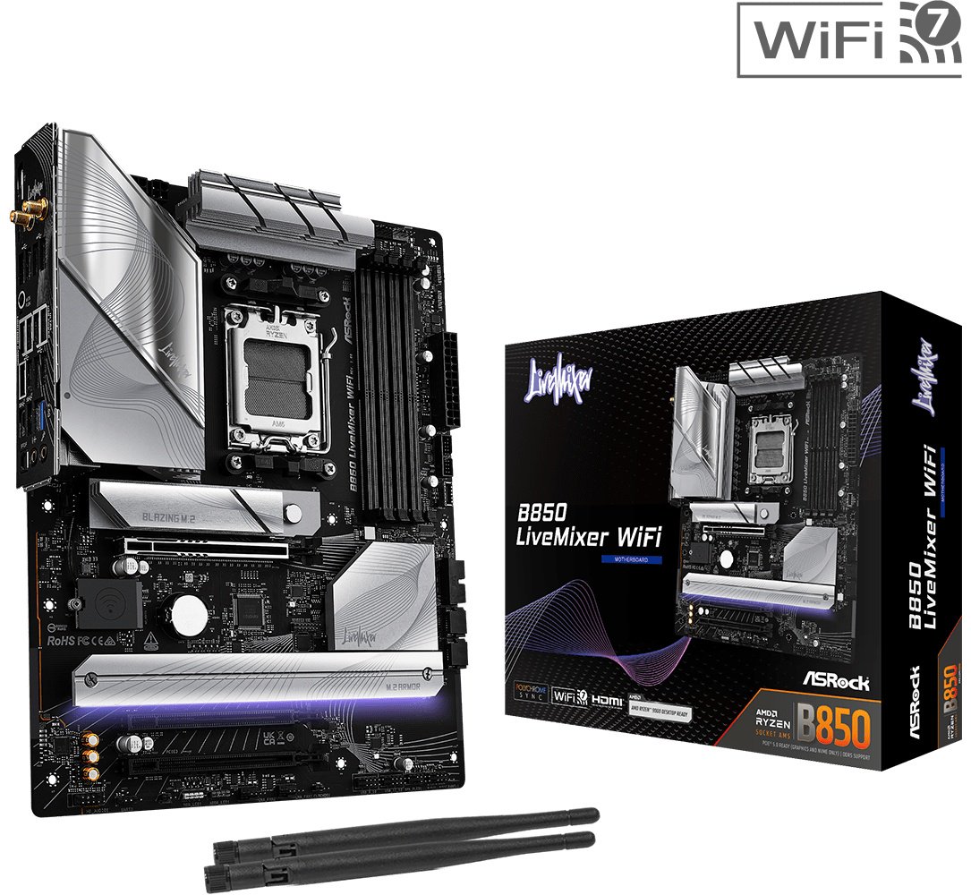 Материнская плата ASRock B850 LIVEMIXER WIFI DDR5 купить,NaN