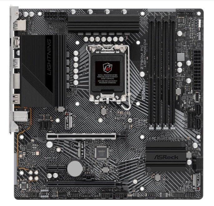 Материнская плата ASRock Z790M PG Lightning/D4 купить,NaN