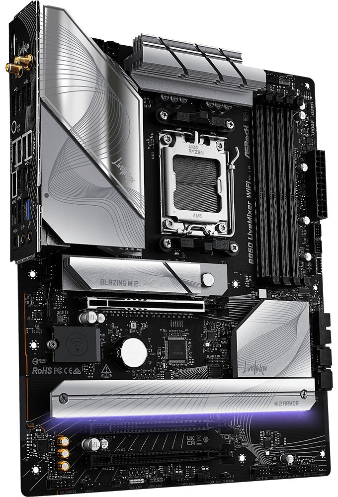 Материнская плата ASRock B850 LIVEMIXER WIFI DDR5 купить,NaN