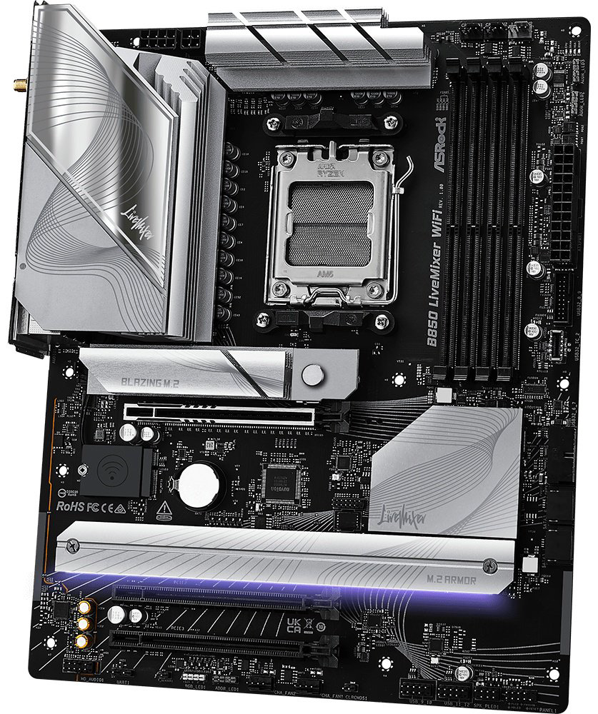 Материнская плата ASRock B850 LIVEMIXER WIFI DDR5 купить,NaN