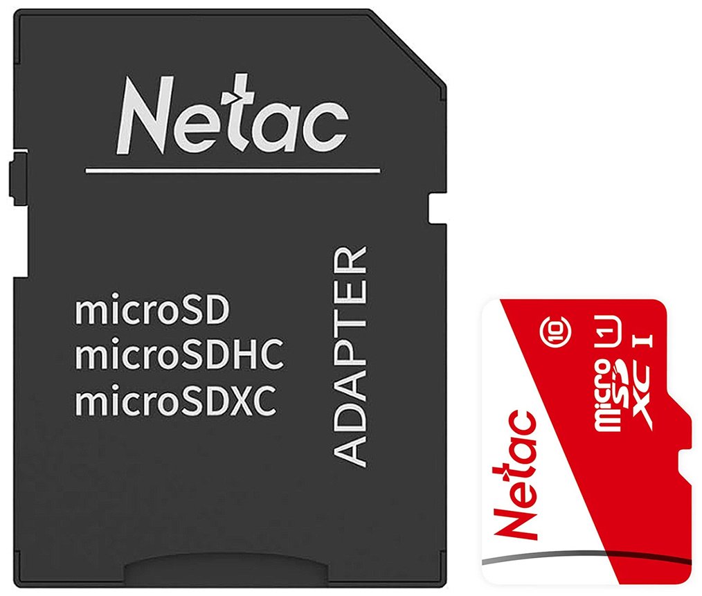Карта памяти Netac microSDXC NT02P500ECO-128G-R 128 Гб