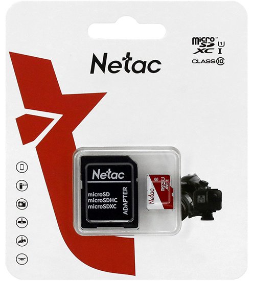 Карта памяти Netac microSDXC NT02P500ECO-128G-R 128 Гб