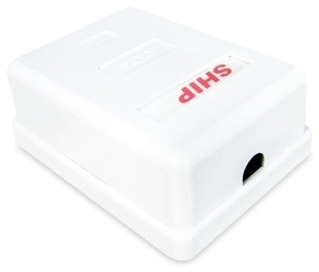 Компьютерная розетка (RJ45) SHIP SHIP A169, белый