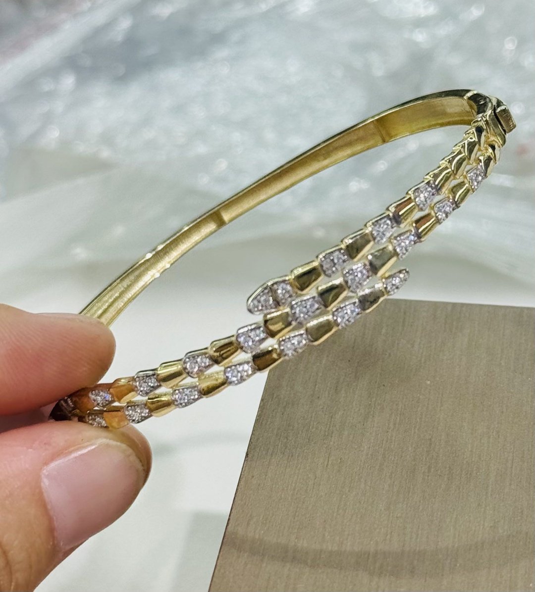 Браслет Exclusive Gold Aij325 длина 28 см, вес 8.4 г золото, плетение обод купить,627200