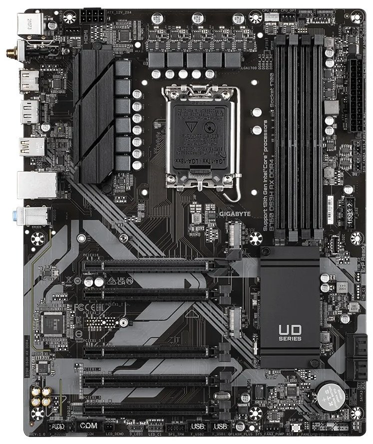 Материнская плата GIGABYTE B760 DS3H AX DDR4 купить,61645