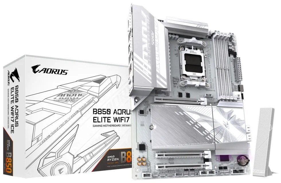 Материнская плата GIGABYTE B850 AORUS ELITE WIFI7 ICE купить,NaN