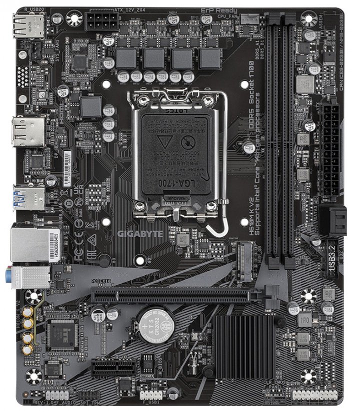 Материнская плата GIGABYTE H610M K V2 - ForteMarket Материнская плата GIGABYTE H610M K V2 купить,43690