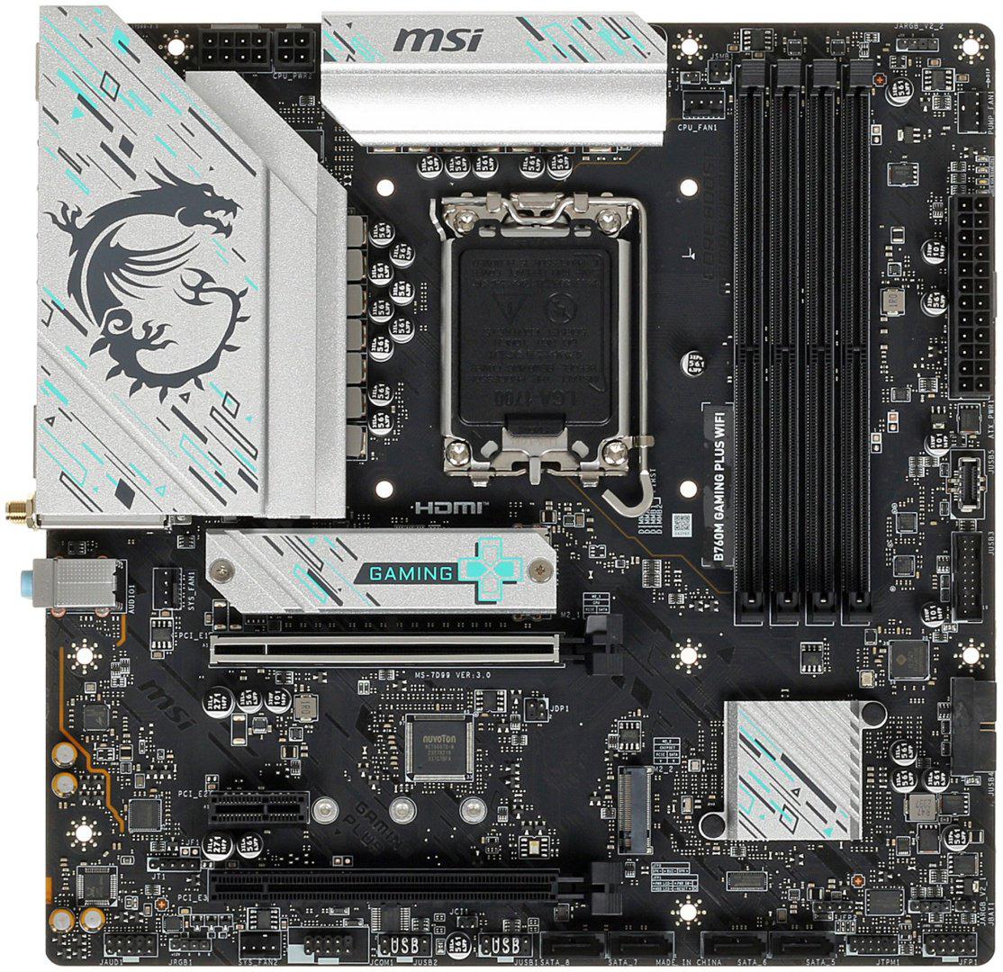 Материнская плата MSI B760M GAMING PLUS WIFI - ForteMarket Материнская плата MSI B760M GAMING PLUS WIFI купить,89270