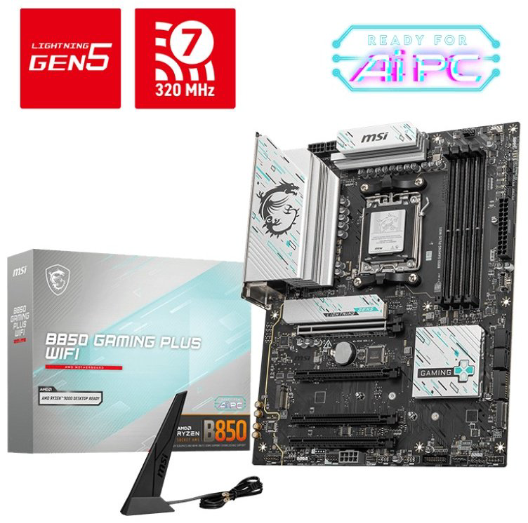 Материнская плата MSI B850 GAMING PLUS WIFI - ForteMarket Материнская плата MSI B850 GAMING PLUS WIFI купить,114190