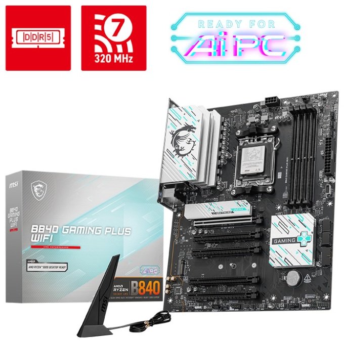 Материнская плата MSI B840 GAMING PLUS WIFI