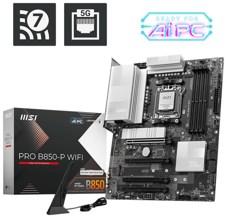 Материнская плата MSI PRO B850-P WIFI - ForteMarket Материнская плата MSI PRO B850-P WIFI купить,142008