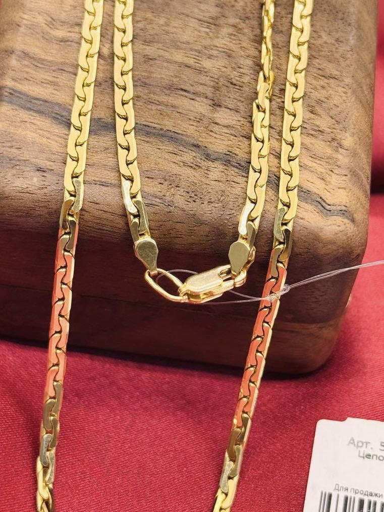 Цепь Exclusive Gold 1099982 длина 55 см, вес 16.51 г золото, плетение якорное купить,1370330.0000000002