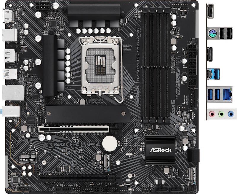 Материнская плата ASRock B760M PG Lightning купить,NaN