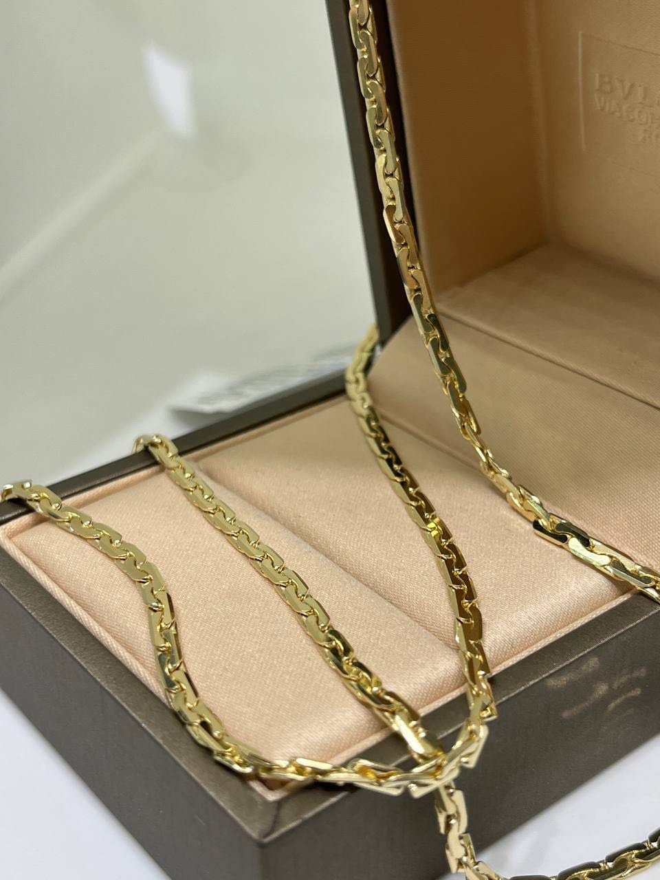 Цепь Exclusive Gold Aij370 длина 55 см, вес 16.51 г золото, плетение якорное