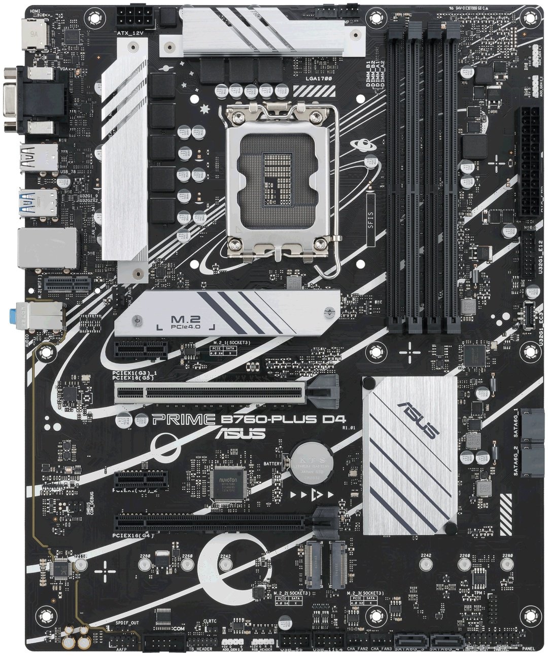 Материнская плата ASUS PRIME B760-PLUS D4 купить,NaN