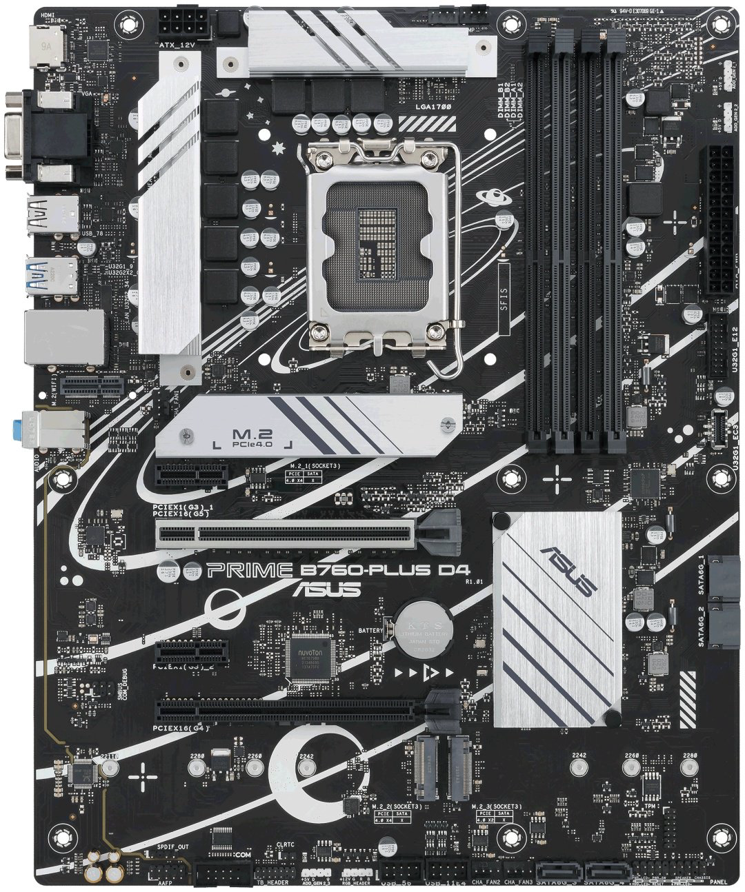 Материнская плата ASUS PRIME B760-PLUS D4 купить,NaN