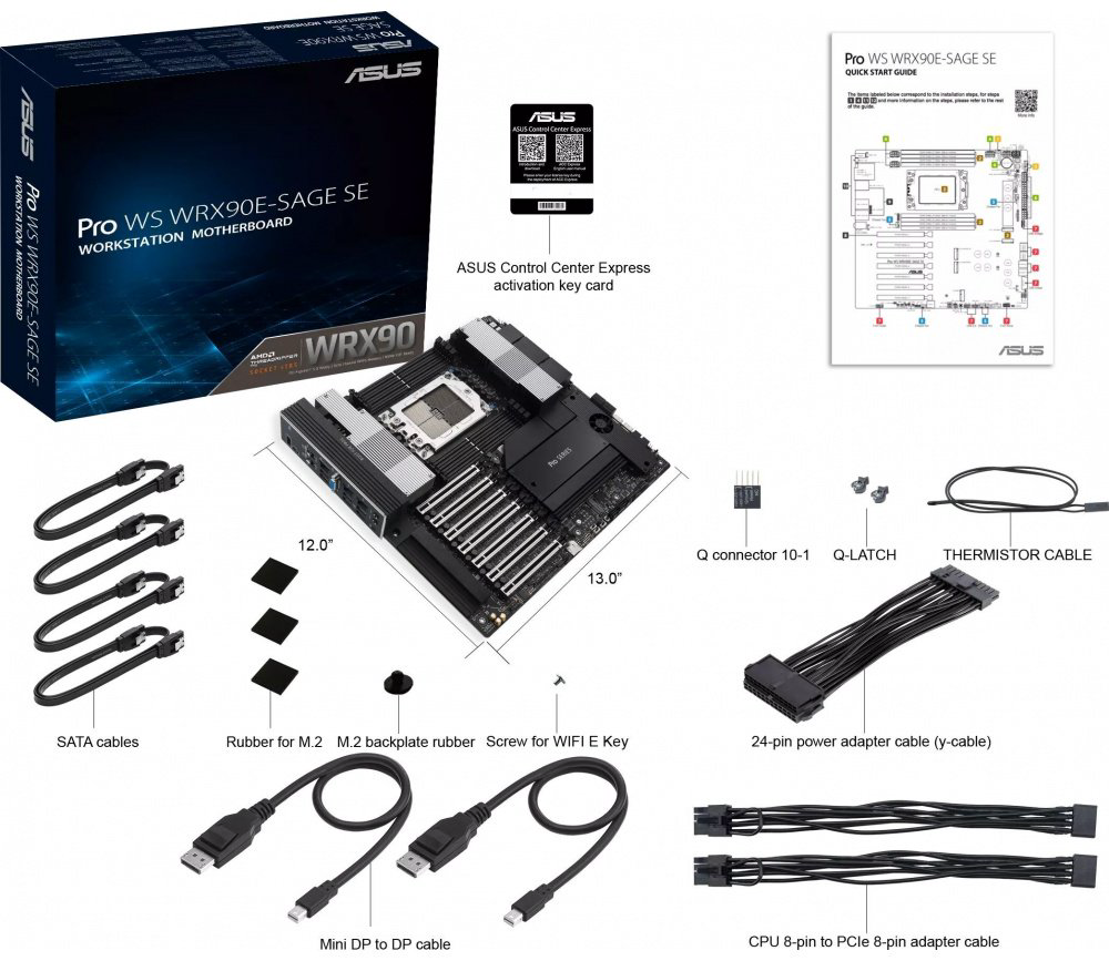 Материнская плата ASUS Pro WS WRX90E-SAGE SE купить,798129