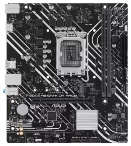 Материнская плата ASUS PRIME H610M-K D4 ARGB