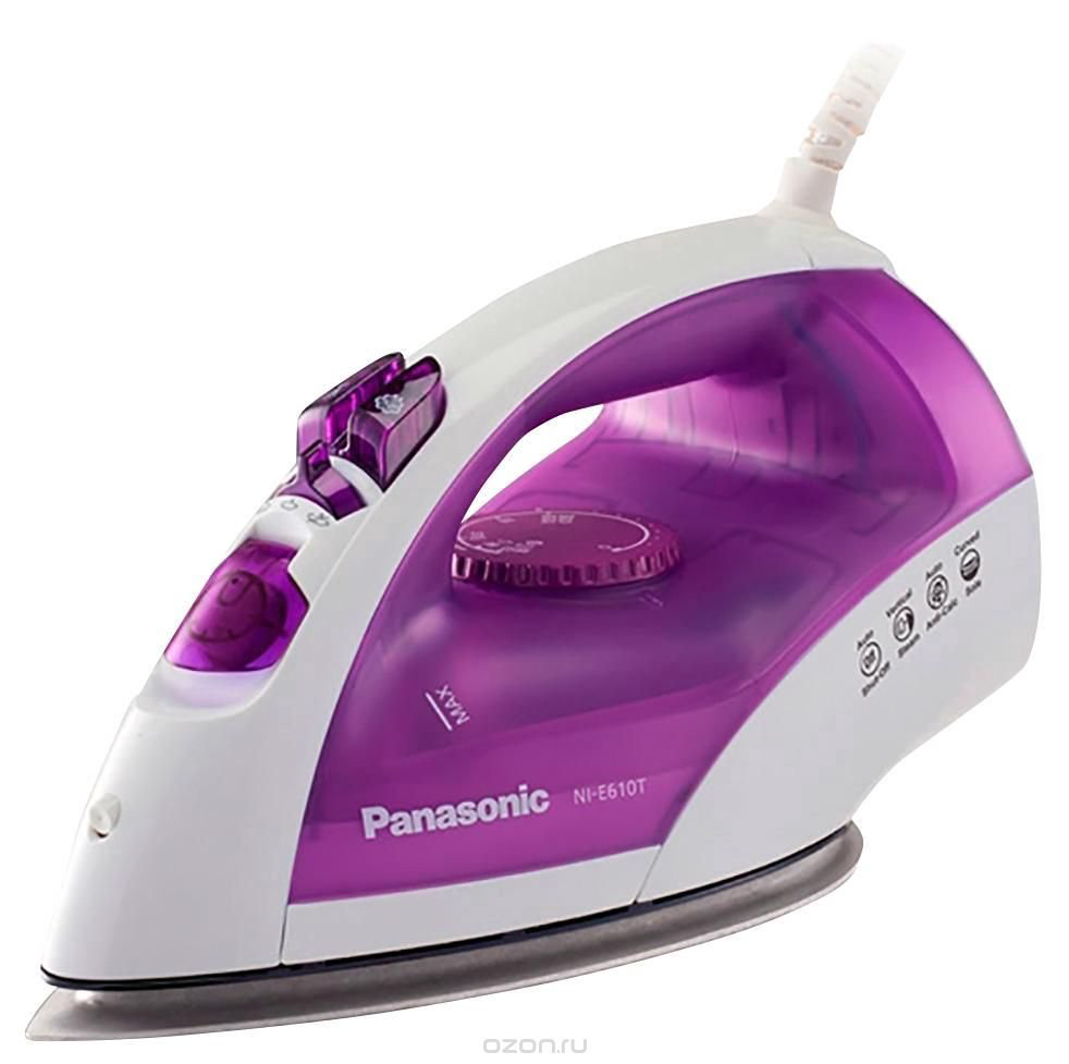 Утюг Panasonic NI-E610TVTW фиолетовый купить,NaN