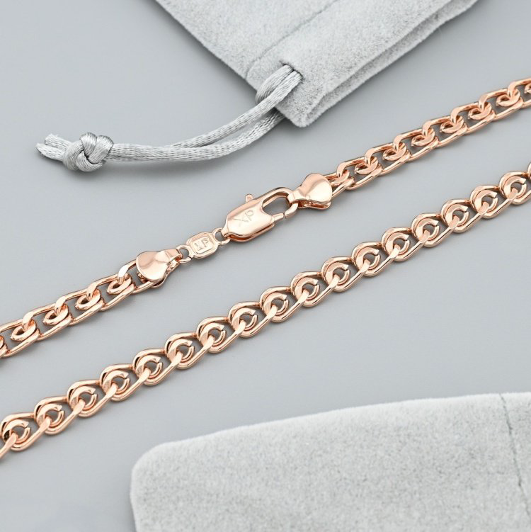 Цепь Ars jeweler AR JEWL1343 длина 55 см, вес 5.2 г золото, плетение лав купить,379700