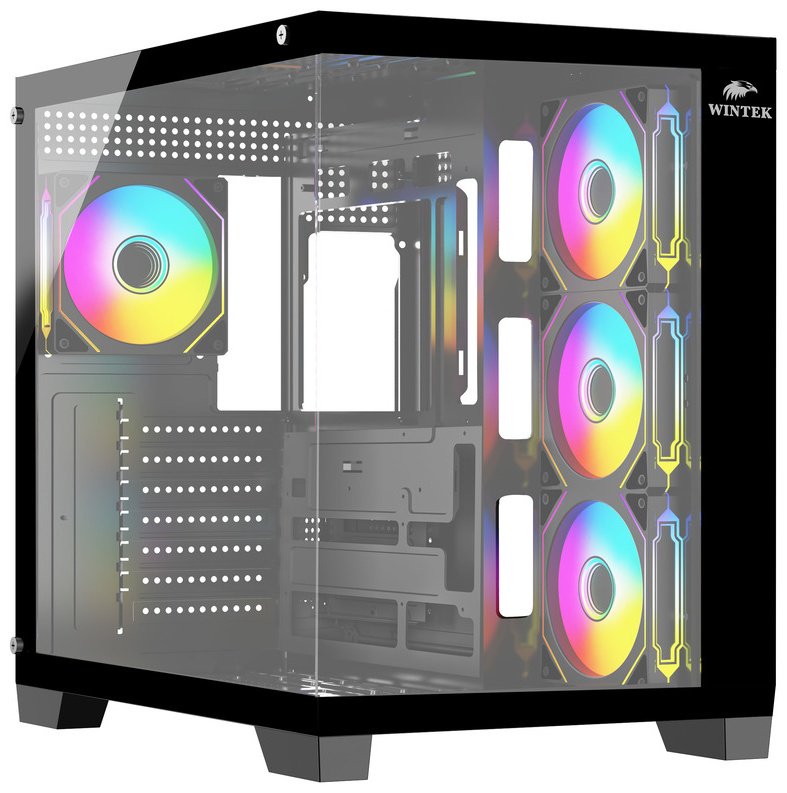 Корпус Wintek Bastion 925-B TG черный купить,25374