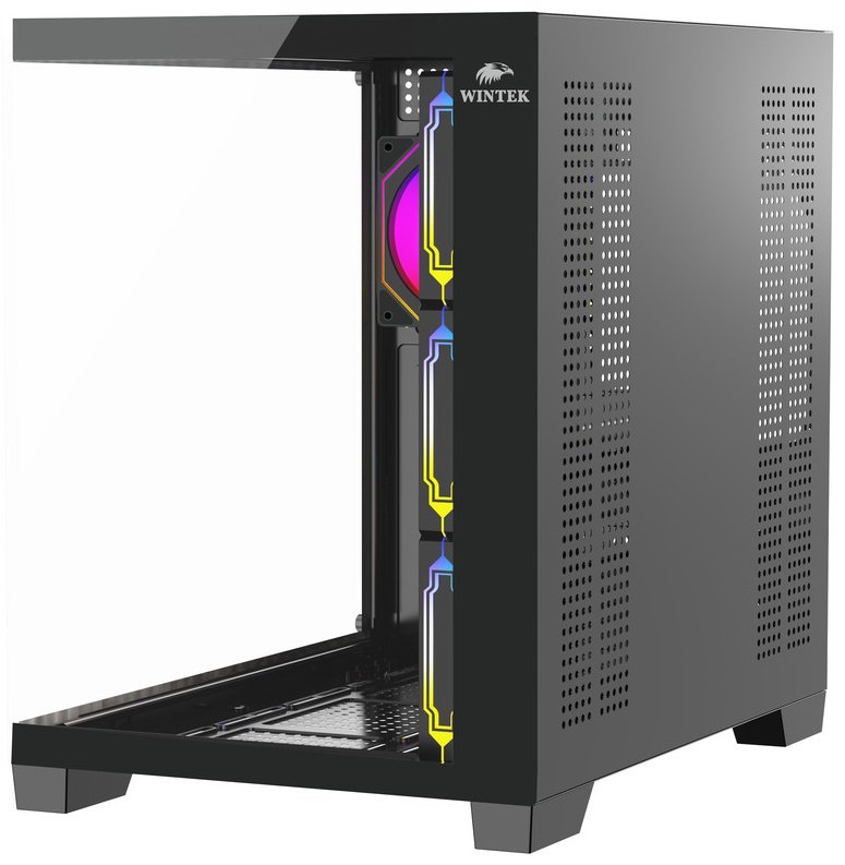Корпус Wintek Bastion 925-B TG черный купить,25374