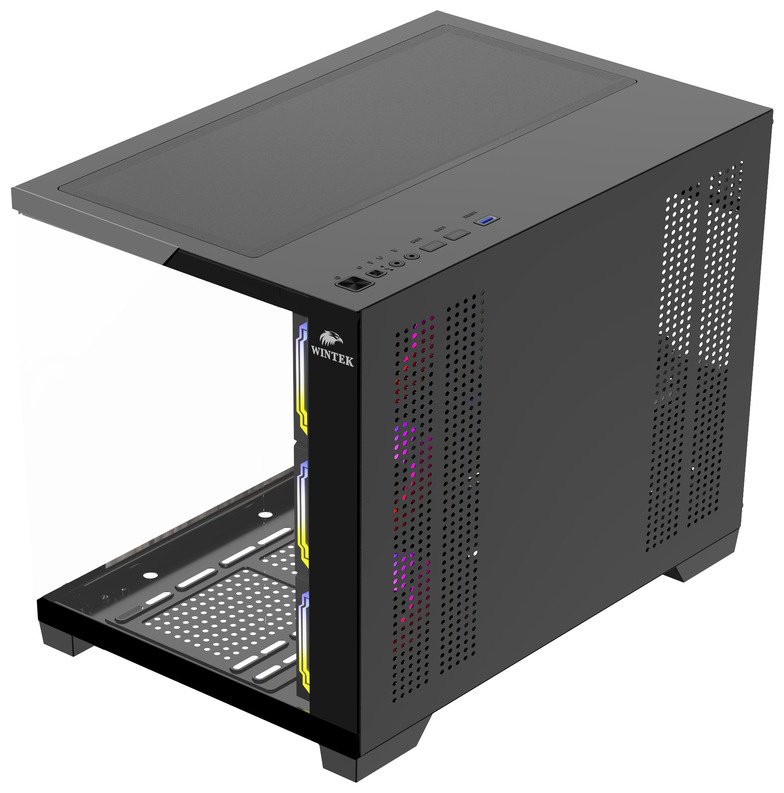 Корпус Wintek Bastion 925-B TG черный купить,25374