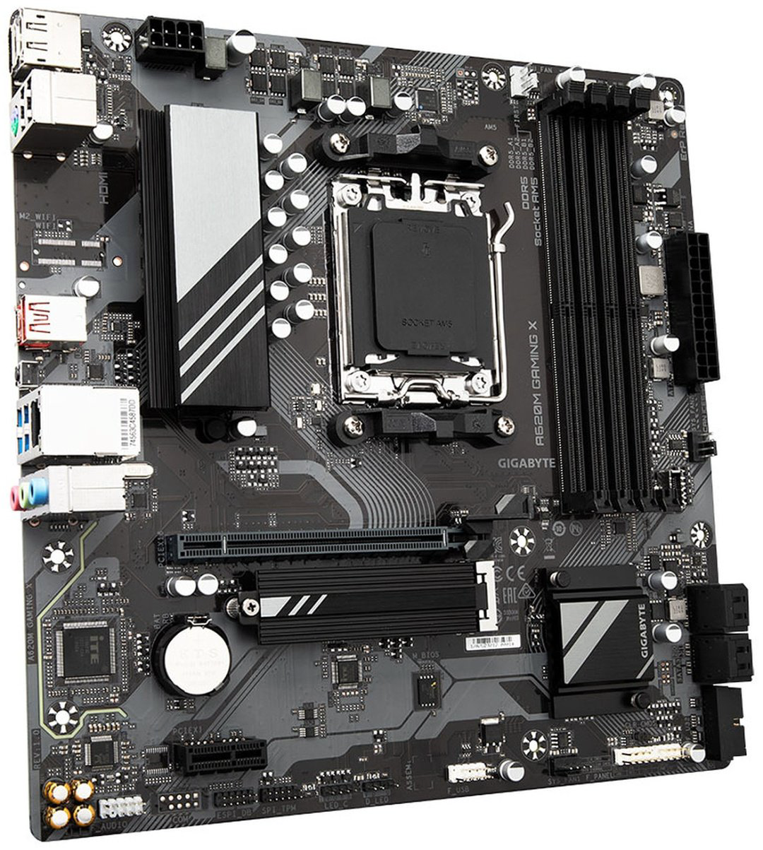 Материнская плата GIGABYTE A620M GAMING X