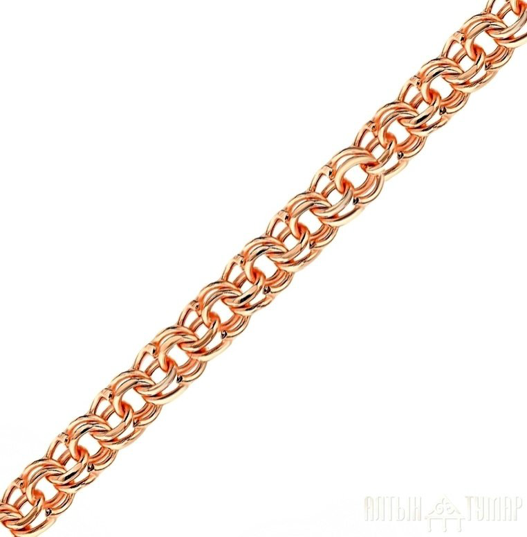 Цепь MIUZ 901001002 длина 55 см, вес 10 г золото, плетение бисмарк купить,780000