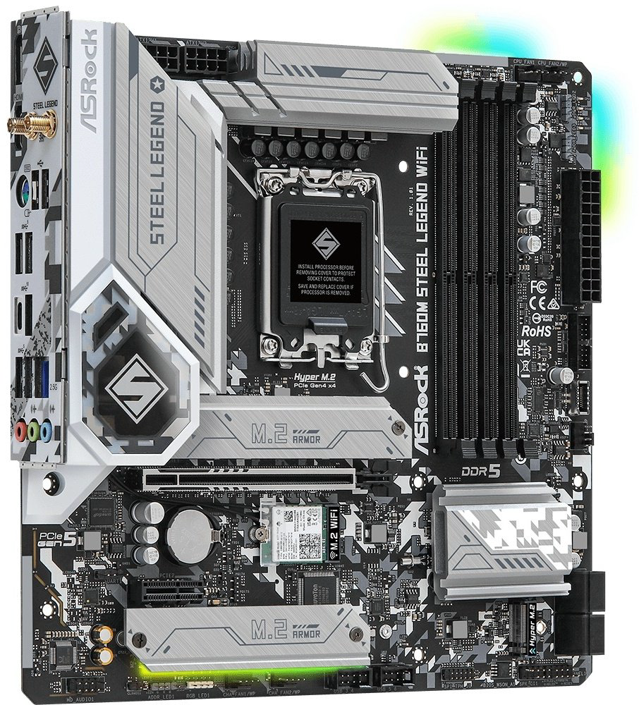 Материнская плата ASRock B760M Steel Legend WiFi купить,NaN