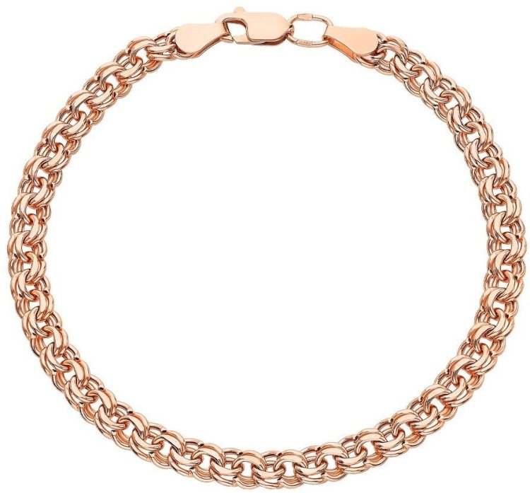 Цепь Ars jeweler ars560 длина 19 см, вес 2.1 г золото, плетение бисмарк купить,168000