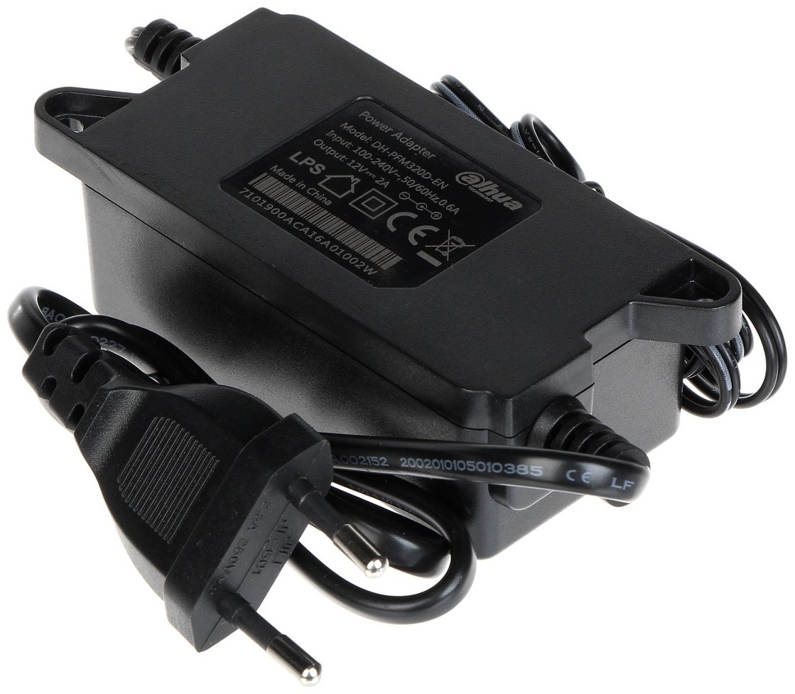 Блок питания Dahua DH-PFM320D-EN 12V 2A для видеонаблюдения