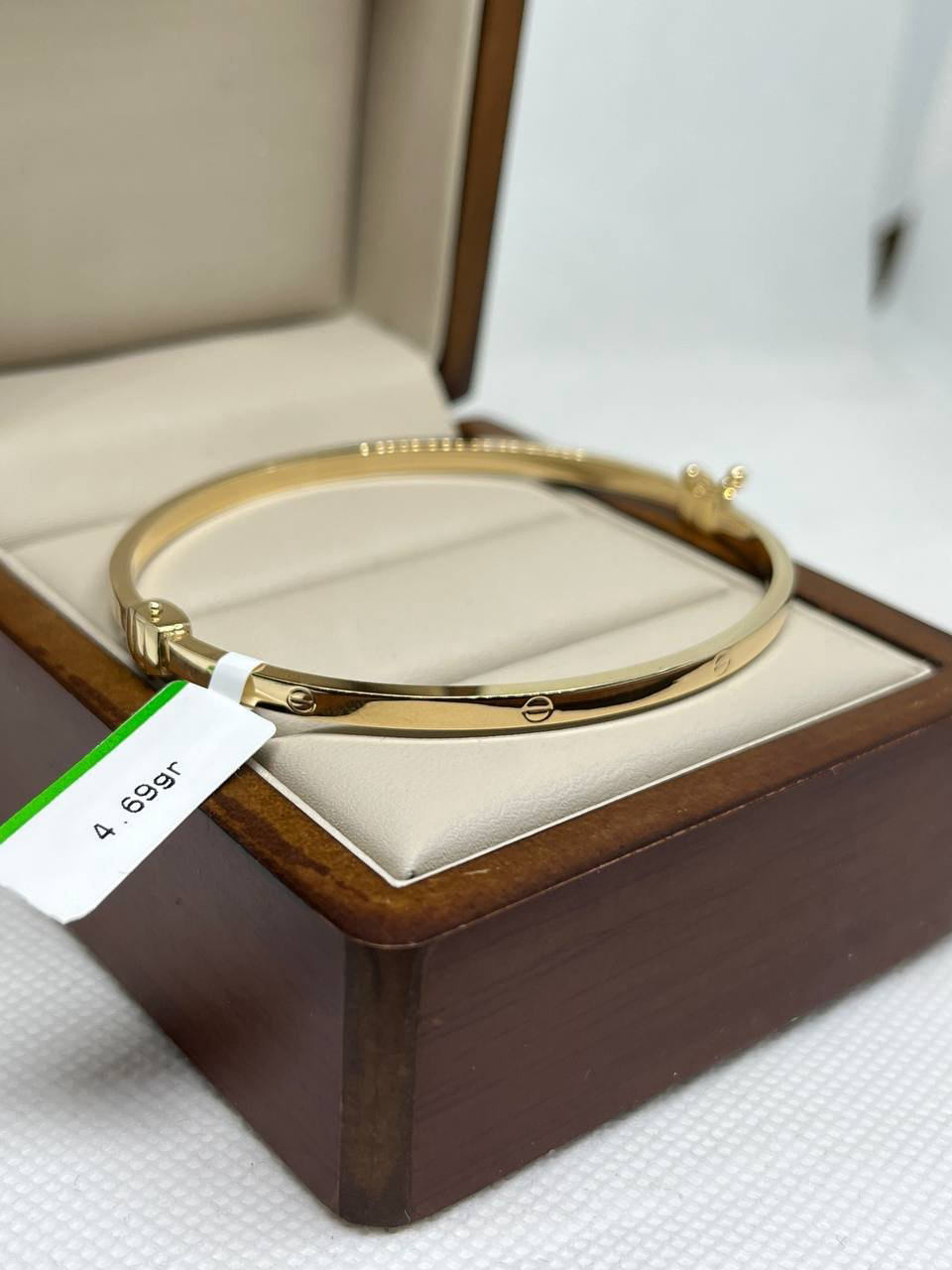 Браслет Exclusive Gold Aij17 длина 18 см, вес 4.69 г золото, плетение обод купить,348200.00000000006